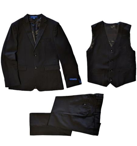 Designer Boys Suit - Black Kids Suit - Children Suit