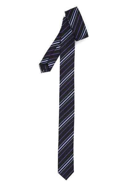 Groomsmen Ties Super Skinny Striped Purple Lavender Slim Fully Lined NeckTie