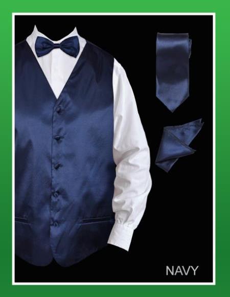 Mens Dark Blue Vest