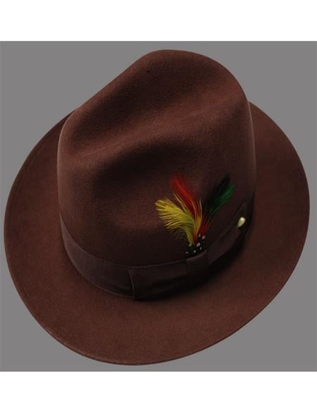 Mens Dress Hats Rust