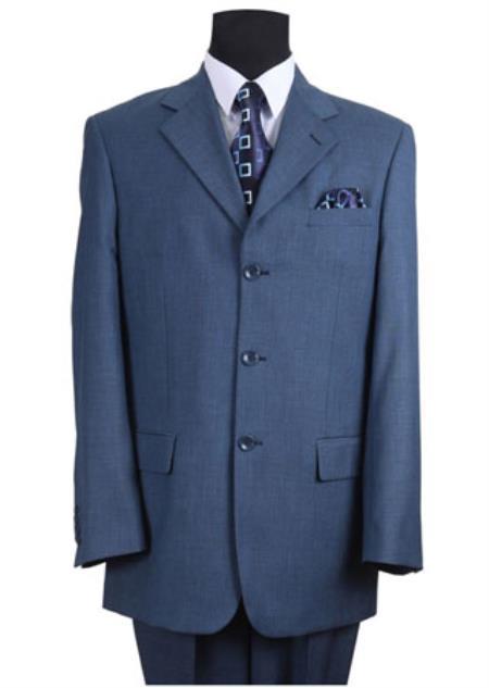 Mens Cobalt Blue Suit