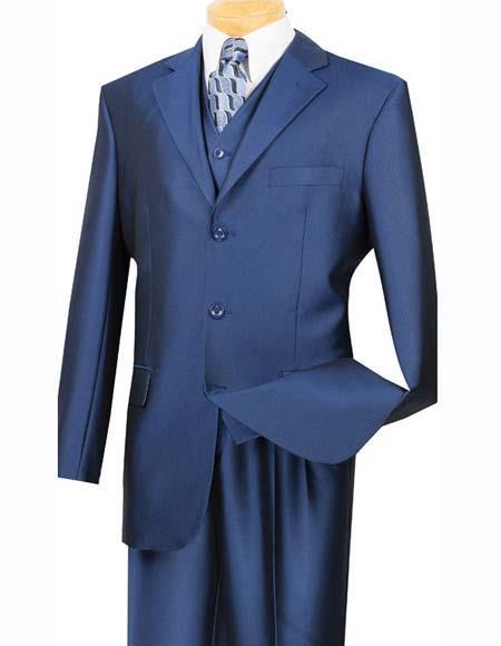 Mens Cobalt Blue Suit