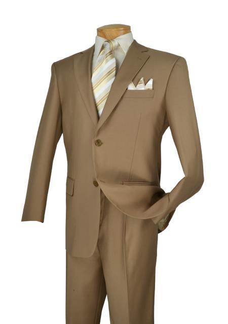 Mens Khaki Suit