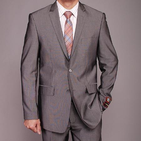 Tight Fit Suits - Gray Prom 2026 Suit
