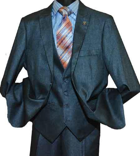 Teal Suit - Dark Teal Suit - Teal Blue Suit