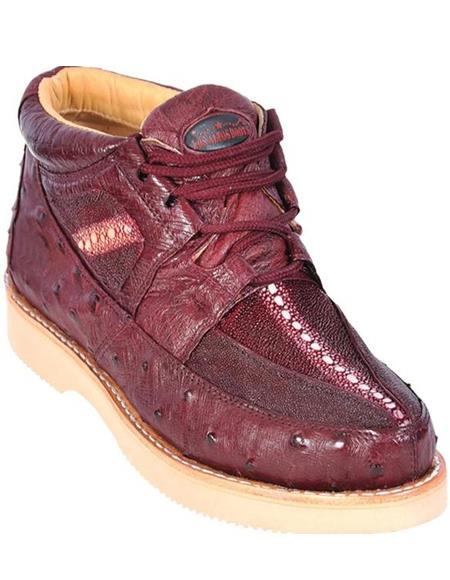 Zapato para Hombre Piel Mantarraya y Avestruz
