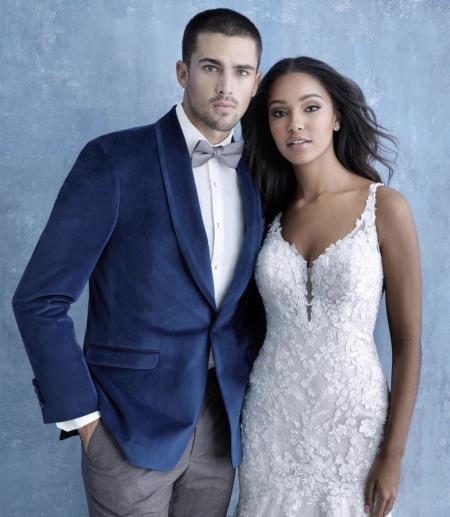 Mens Velvet Dinner Jacket - Mens Tuxedo Blazer With Trim Shawl Collar Navy Blue tweed suit
