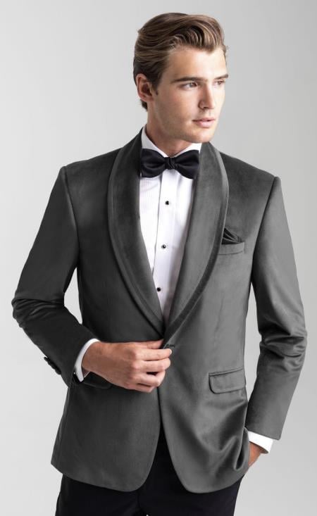Mens Goldish Brown Blazer - Velvet Tuxedo - Mens Dinner Jacket