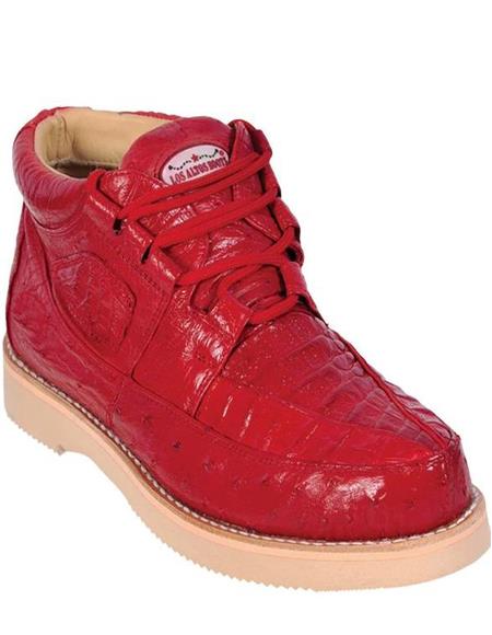 Zapato para Hombre Piel CaimÃ¡n y Avestruz