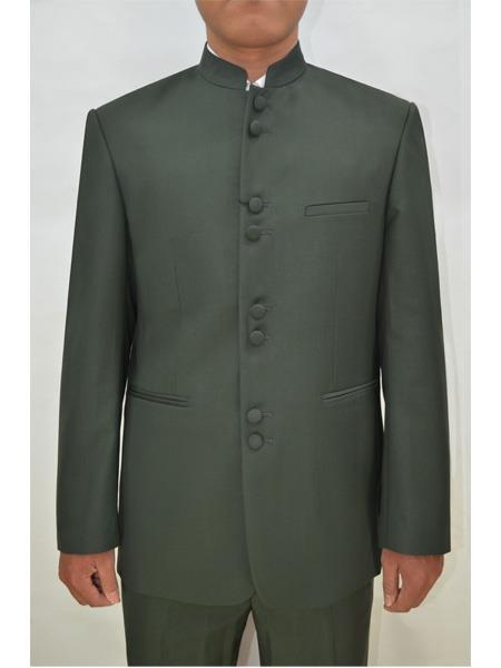 Green Groomsmen Suit