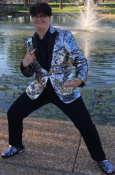 Mens Sequin Pants