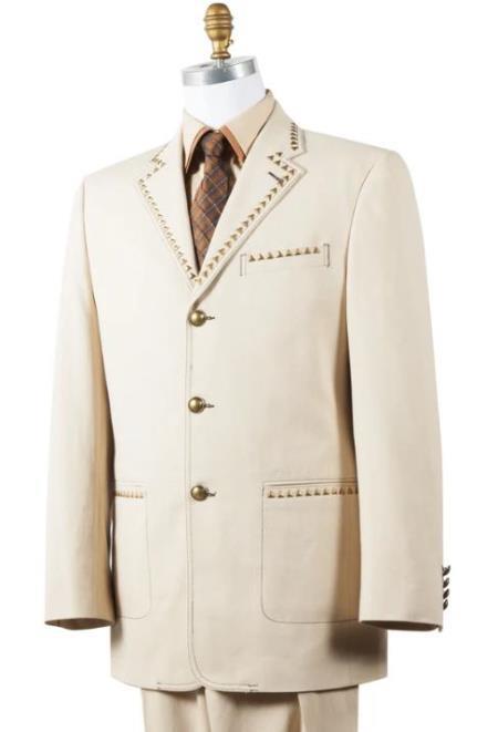 Beige Tuxedo - Tan Wedding Suit