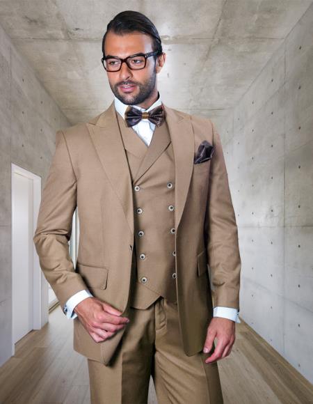 Old School Suit - 1920 Suit - Vintage Suit - Old Fashion Style 1 Button Wide Leg Pants Suit
