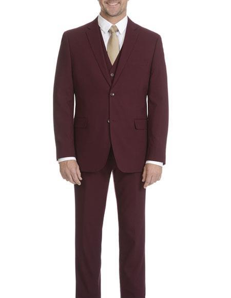 Boys Burgundy Suit - Burgundy Toddler Suit
