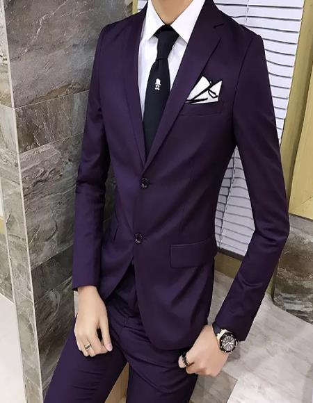 Boys Burgundy Suit - Burgundy Toddler Suit