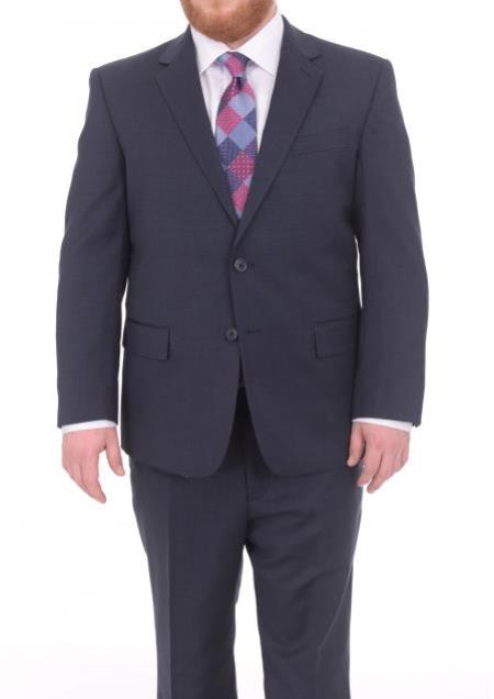 Suits For Big Belly Navy Blue