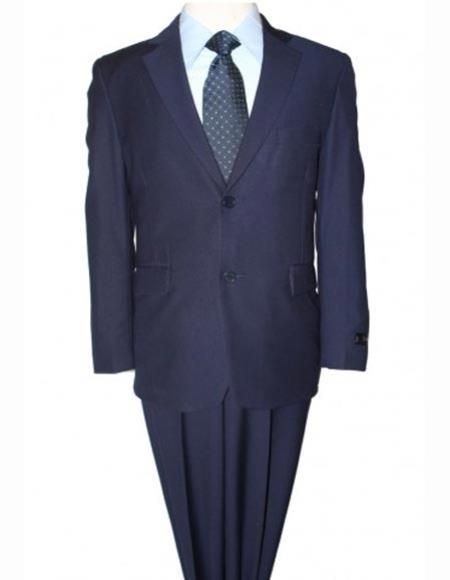 Toddler Navy Blue Suit - Boys Navy Blue Suit - Kids Navy Blue Suit