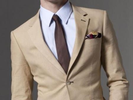 Boys Linen Suit - Toddler Linen Suit - Kids Linen Suit + Taupe