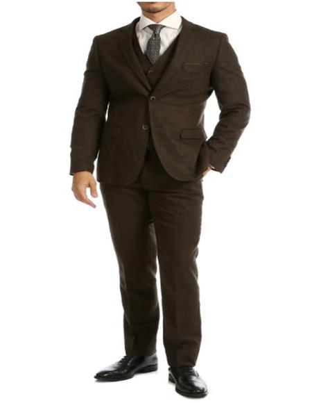 Mens Country Wedding Attire - Cognac