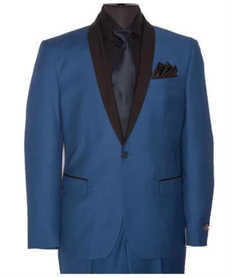 Cobalt Blue Tuxedo Suit main image 0