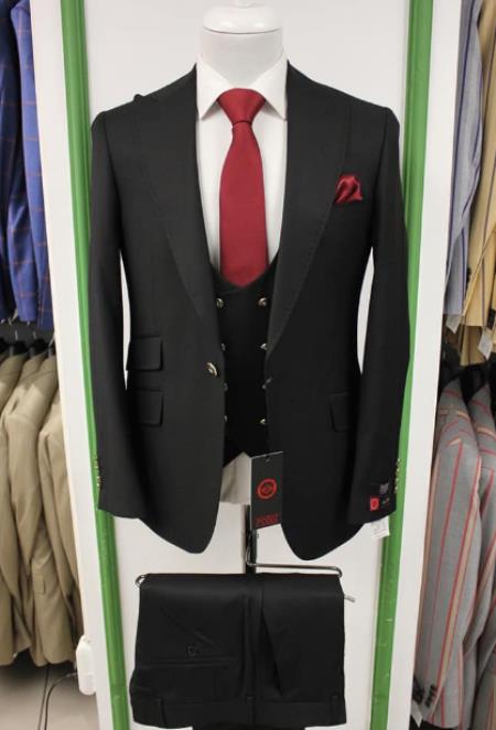 Mens Suit Black
