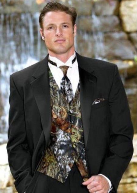 Camo Tuxedo - Camo Suit - Camouflage Tuxedo - Camouflage Wedding Suit