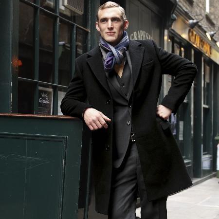 Mens Cashmere Overcoat - Cashmere Topcoat - Color Overcoat