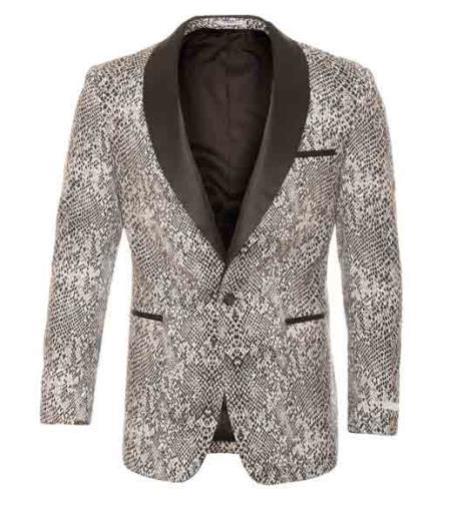 Mens Exotic Print Jackets