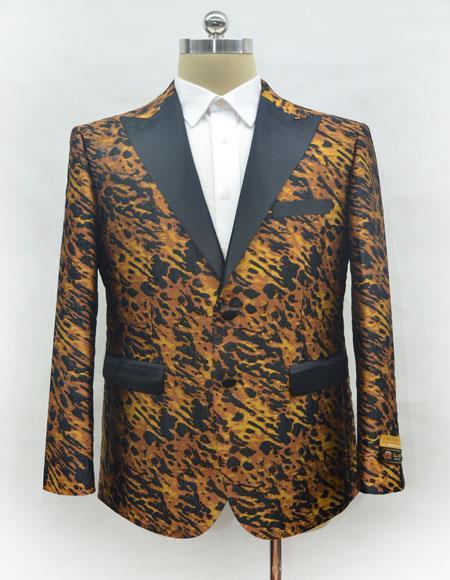 Mens Exotic Print Jackets
