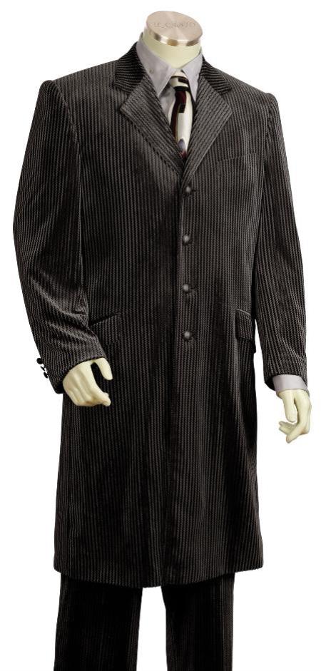 Mens Black Maxi Coats