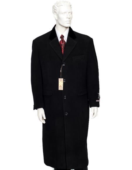 Mens Black Maxi Coats