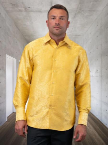 Mens Club Shirt - Shiny Sateen Shirt
