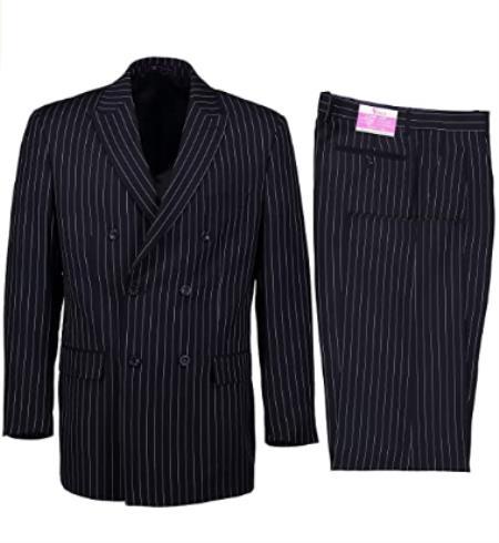 Old Man Navy Blue Suit - Old fashioned Suit - Old Style Suits - Old School Suits