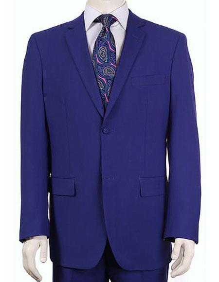 Mens French Blue Suit