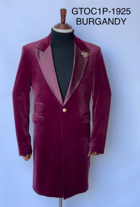 Velvet Long Coat - Velvet Carcoat - White Coat main image 0