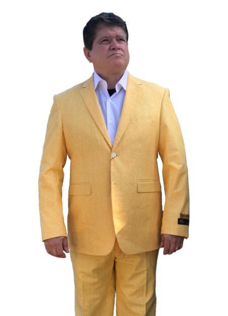 Mens Mustard Suit - Mustard Yellow Suit