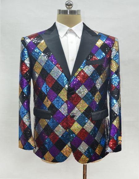 Mardi Gras Suit - Rainbow
