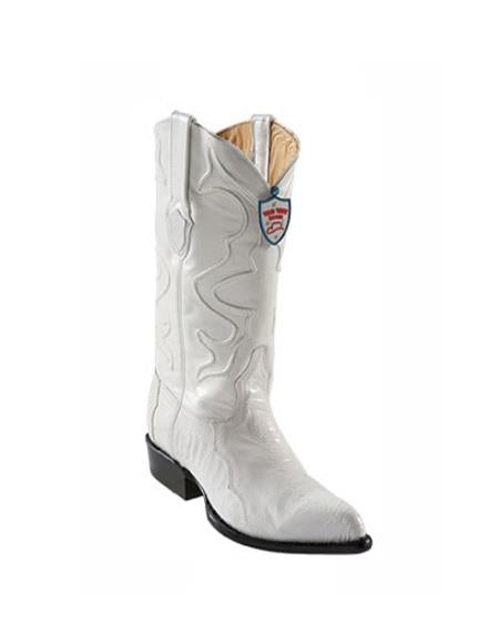 Mens White Cowboy Boot - White