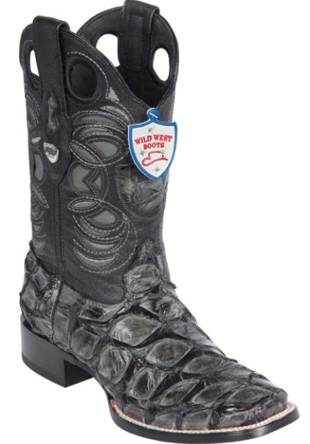 Botas De Pescado - Gris Brilloso