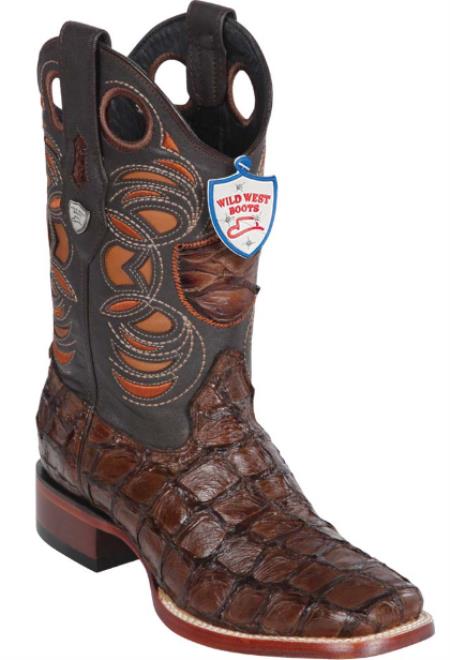 Botas De Pescado - Cafe Acabado Brillante