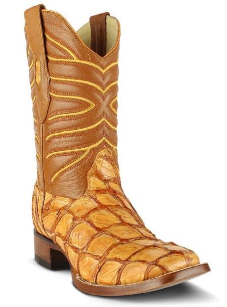 Botas De Pescado - Mantequilla Acabado Brilloso