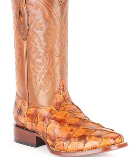 Botas De Pescado - Cognac Acabado Brillante