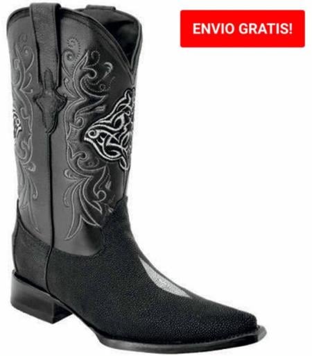 Botas De Mantarraya - Negro