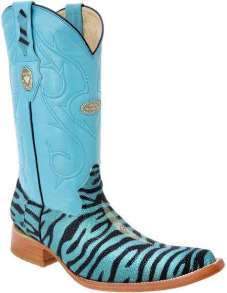 Botas De Mantarraya - Azul