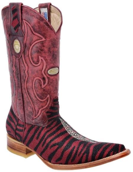 Botas De Mantarraya - Rojo