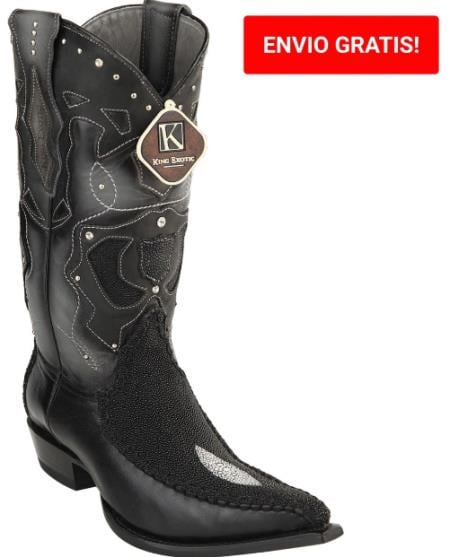 Botas De Mantarraya - Negro