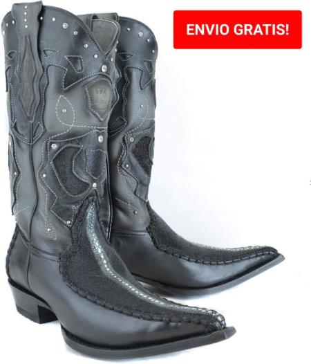 Botas De Mantarraya - Negro