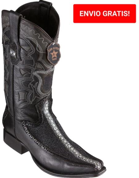 Botas De Mantarraya - Negro