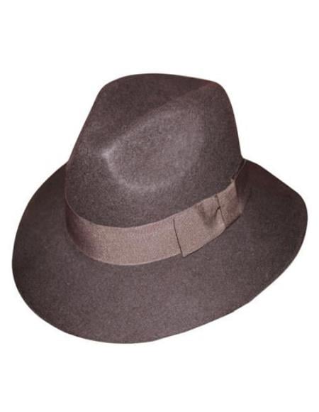 1930s Mens Hats For Sale - 1930s Fedora Brown