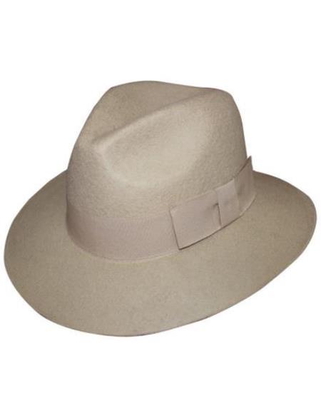 1930s Mens Hats For Sale - 1930s Fedora Khaki